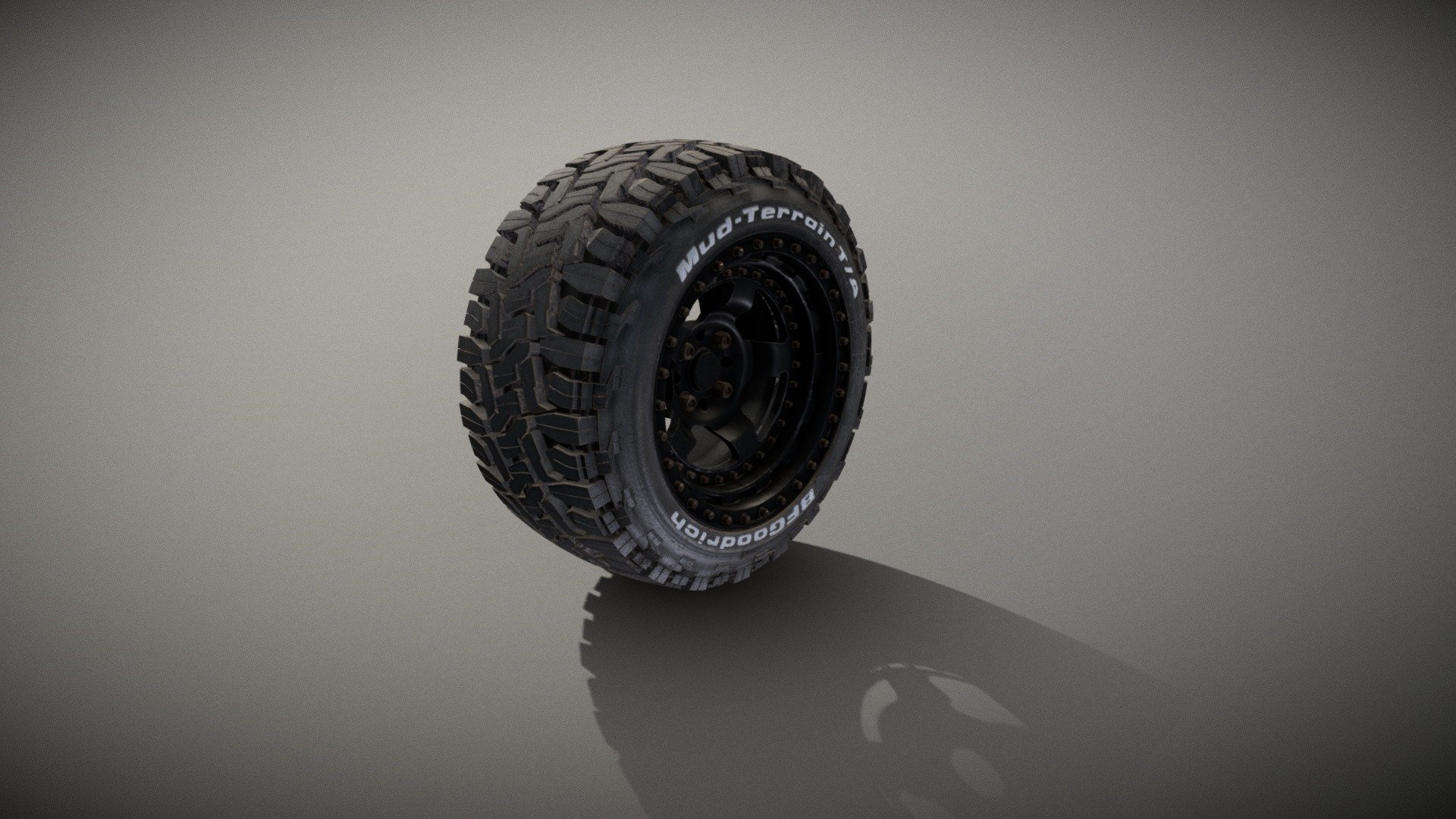 pbr textured model of a offroad tire with light dirt, mud and age details on it.
many details and realistic look makes this tire ideal for high quality animations or real time applications 3d model