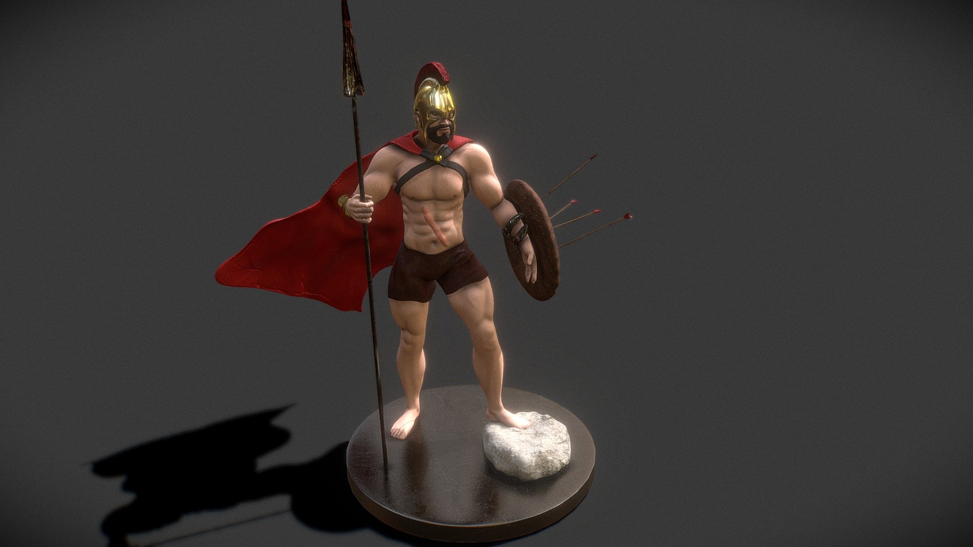 Spartan_Warrior - 3D model by ddiaz141 3d model