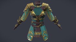 $AVE Female Fantasy Armour Suit And Gloves