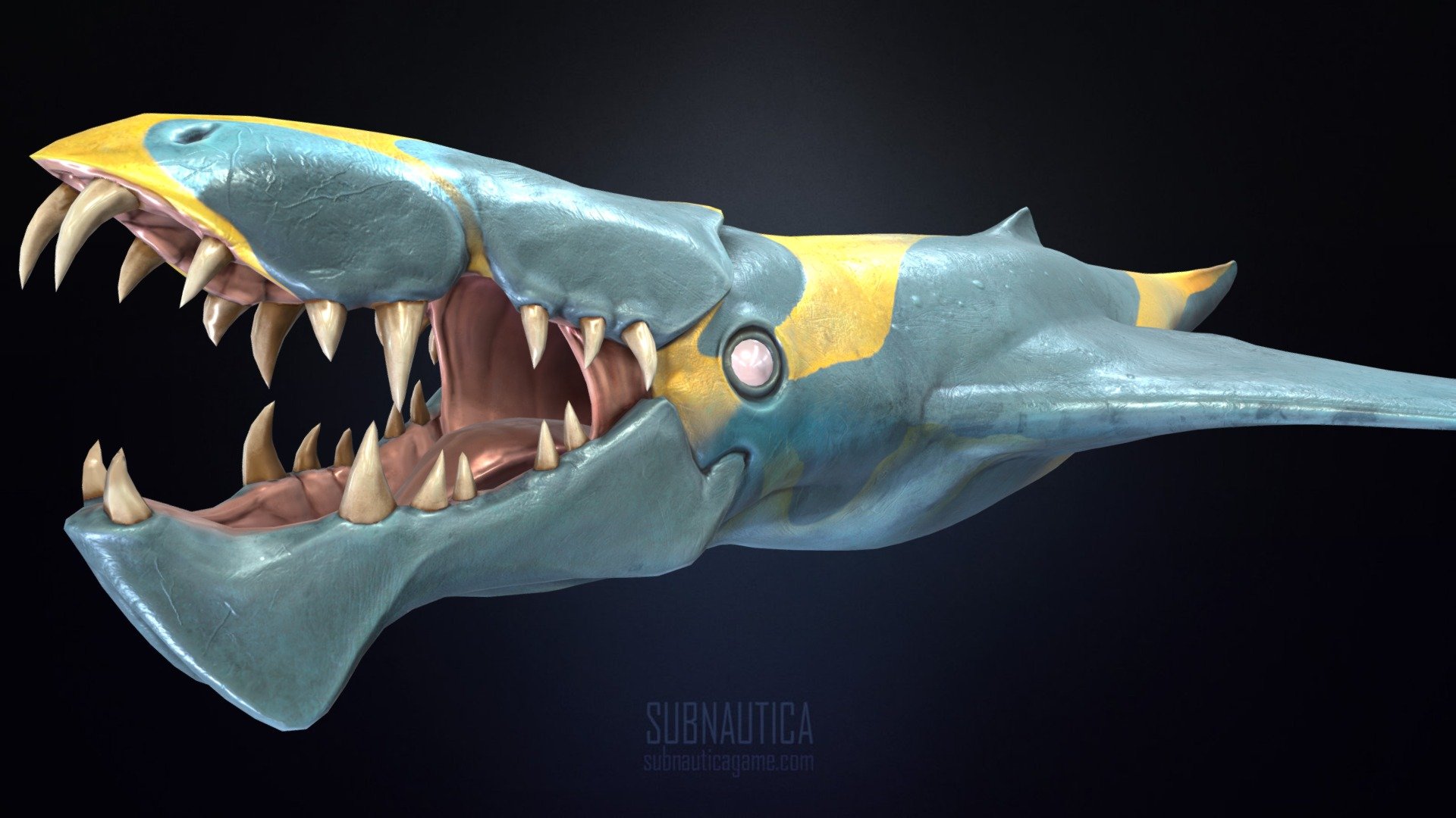 https://store.steampowered.com/app/264710/Subnautica/ - Brute_Shark final - 3D model by Fox3D 3d model