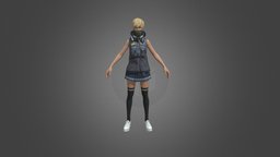 freefire new female 3d model by pace gaming
