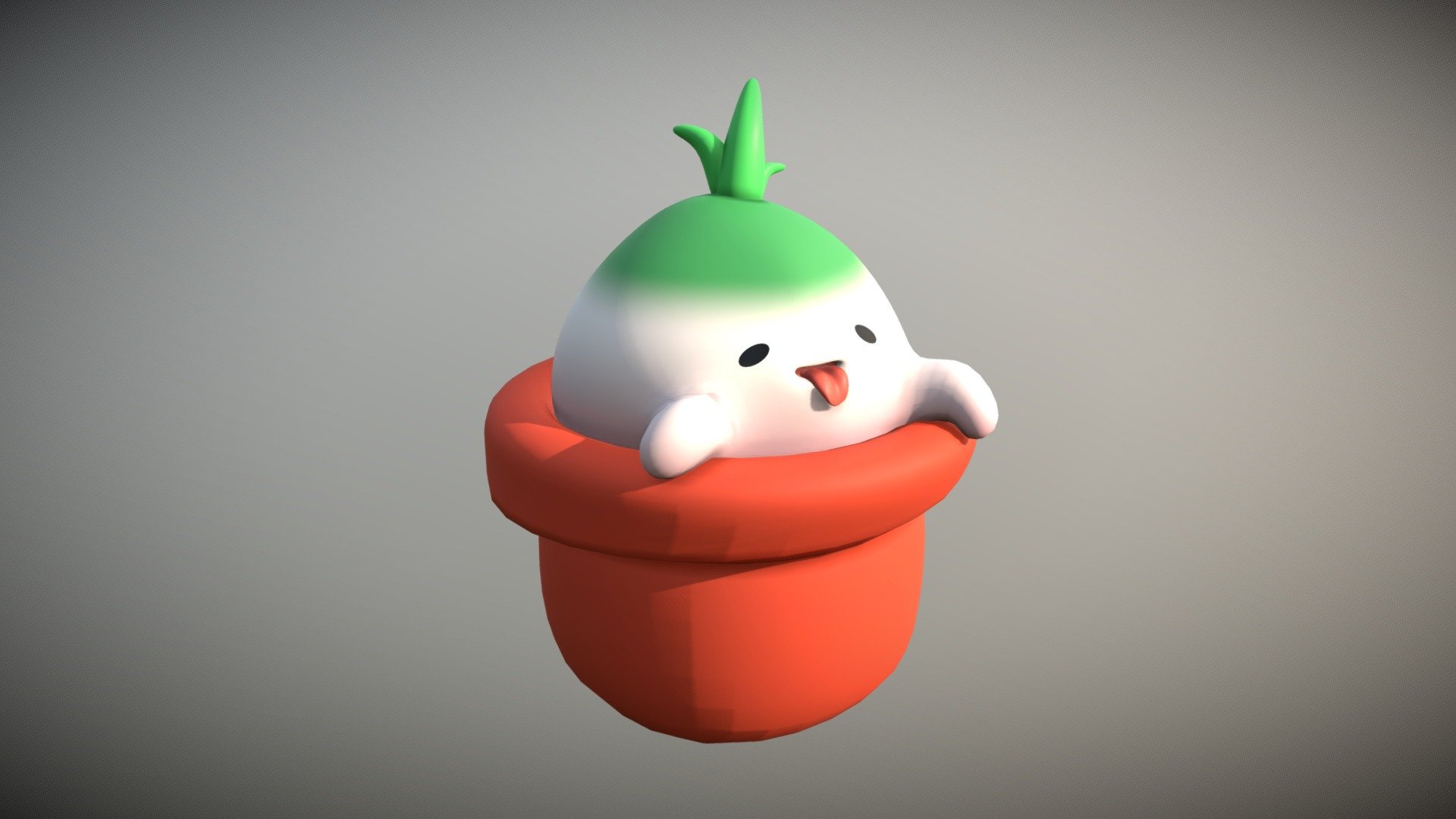 What if turnips are alive!?
Inspired from the Animal Crossing New Horizon game, I was really in to the game so I might try to pet a turnip someday hahaha.

Follow me on Instragram @vrtech
3D Page : https://www.facebook.com/TheFifthDimensionStudio - A little turnip - 3D model by VrTech 3d model
