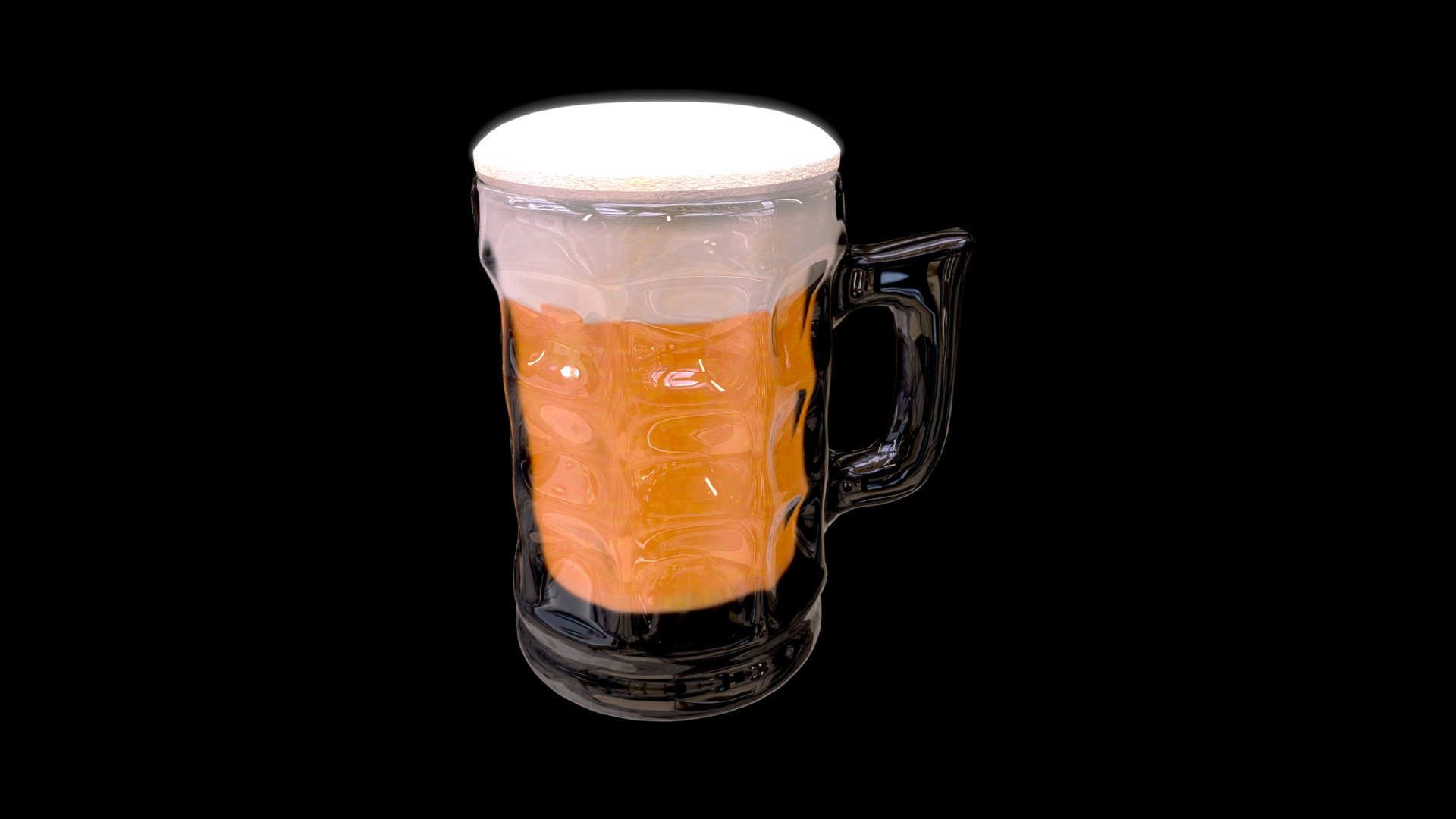 Glass of Beer - Mug of Beer - Buy Royalty Free 3D model by FunctionalResearch_3D (@FunctionalResearch) 3d model