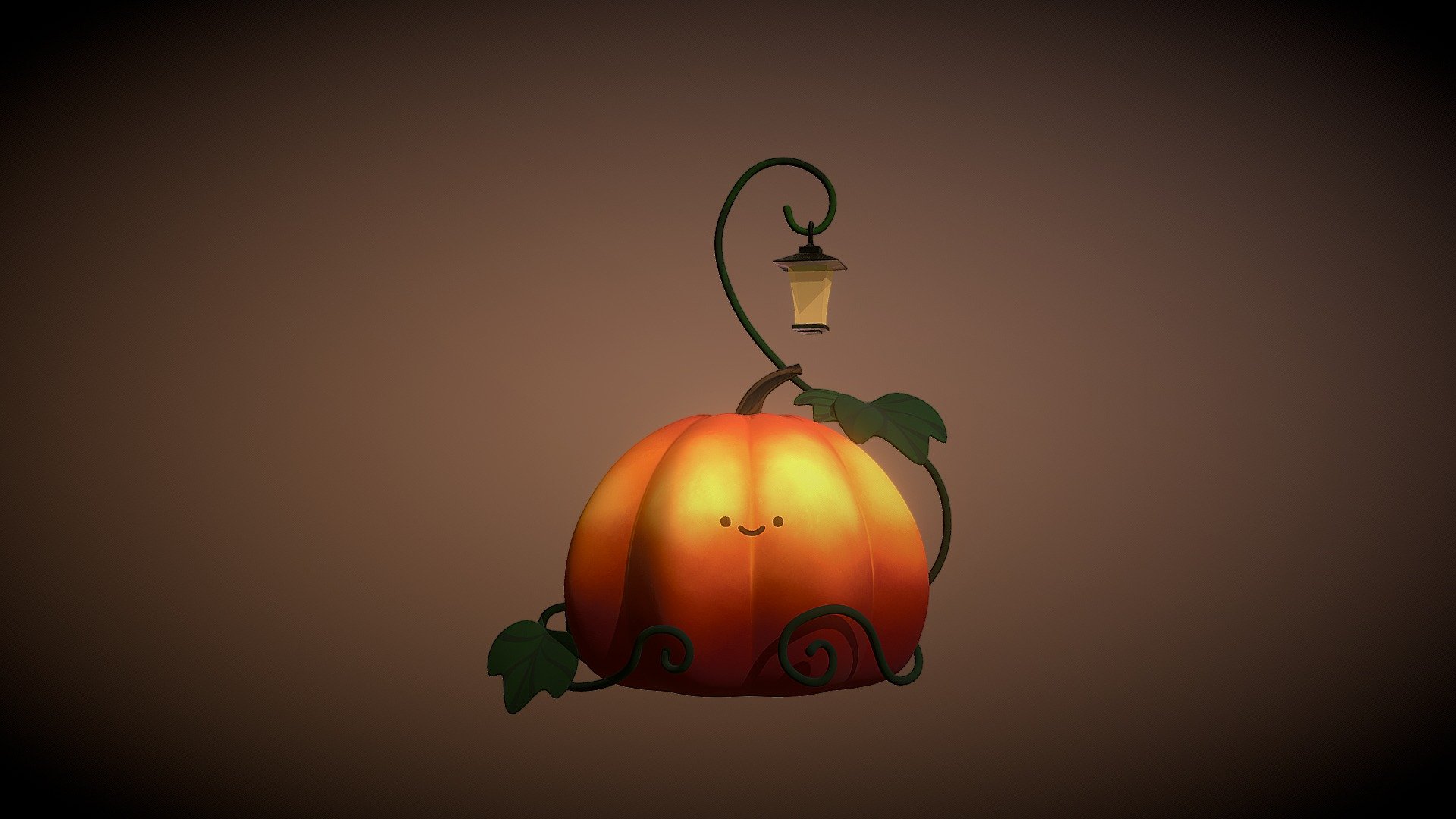 made a 3D model based on my own concept art. 

cute little pumpkin - Good pumpkin - 3D model by Shi0n 3d model