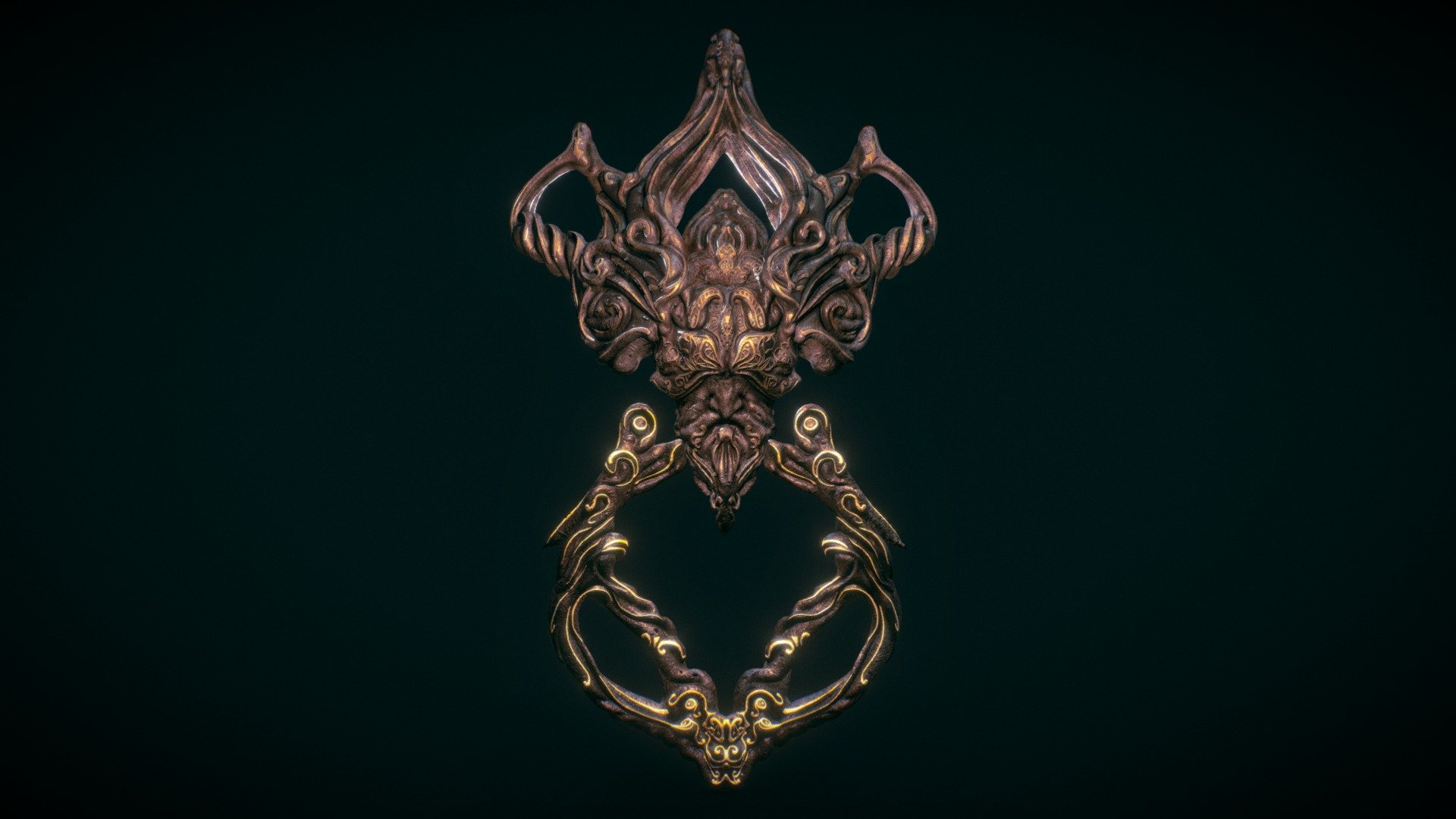 Fantasy themed door knob ideal for usage on doors, gates or simply as separated meshes (head and knob) for various other purposes.

Triangles count: 133K Vertices: 68K

Texture packs: 1K 2K 4K

*Textures were exported for UE4 usage 3d model