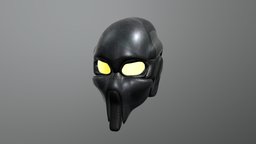 Cybernetic Helmet 1 Masked