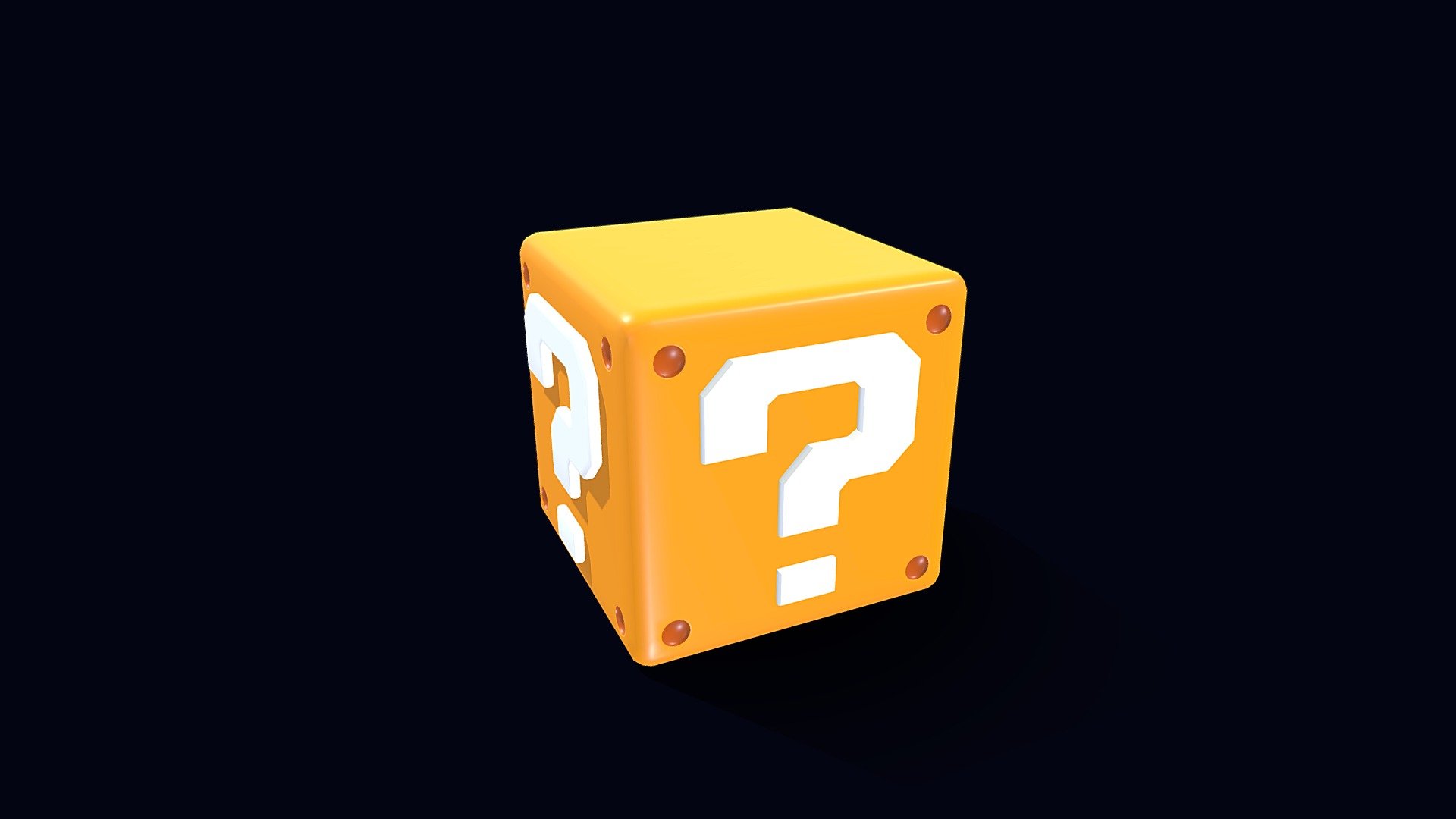 3D Mario Question Block. Free To Use ! ENJOY IT ! - Mario Question Block - Download Free 3D model by PatelDev 3d model