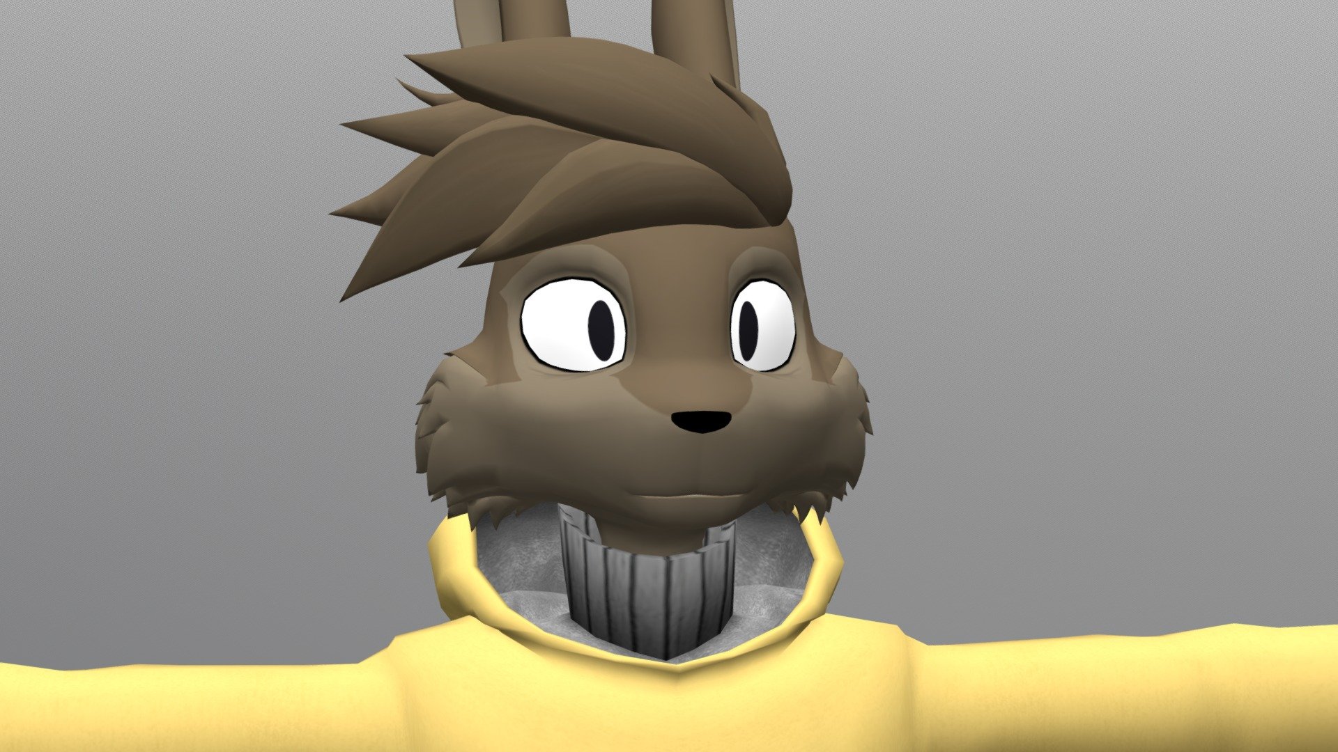 This is my first model. I have been making this character for several months. I didn't know is that good enough or not.
And now I decided to upload it 3d model
