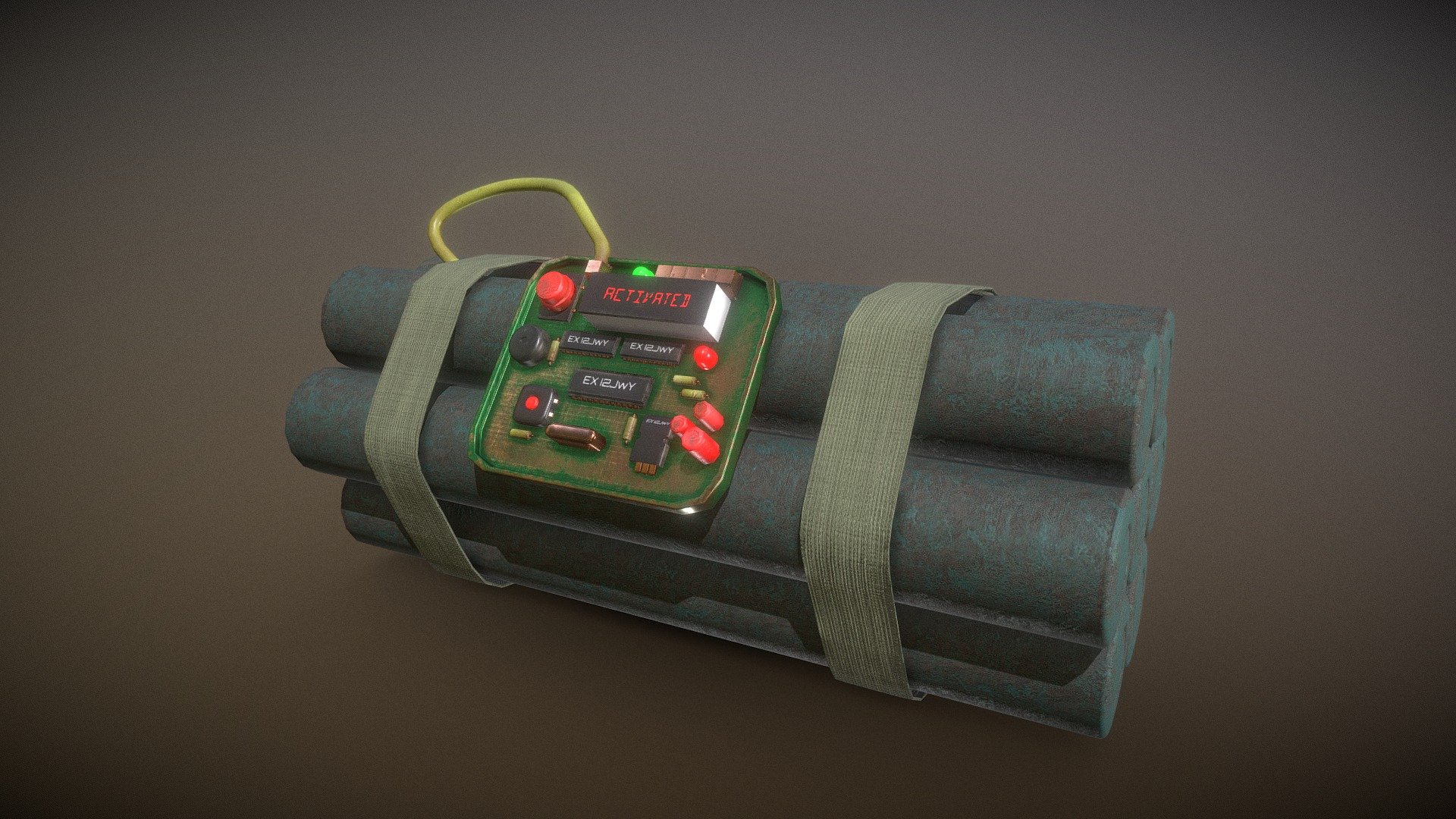 time bomb just a regular time bomb model - Time Bomb - Download Free 3D model by MysticArts (@VishnuRajan) 3d model