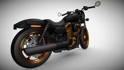 Harley-Davidson Nightster 2022 Motorcycle bike, motorcycle, harley, harley-davidson, blender, blender3d, nightster, nightster2022
