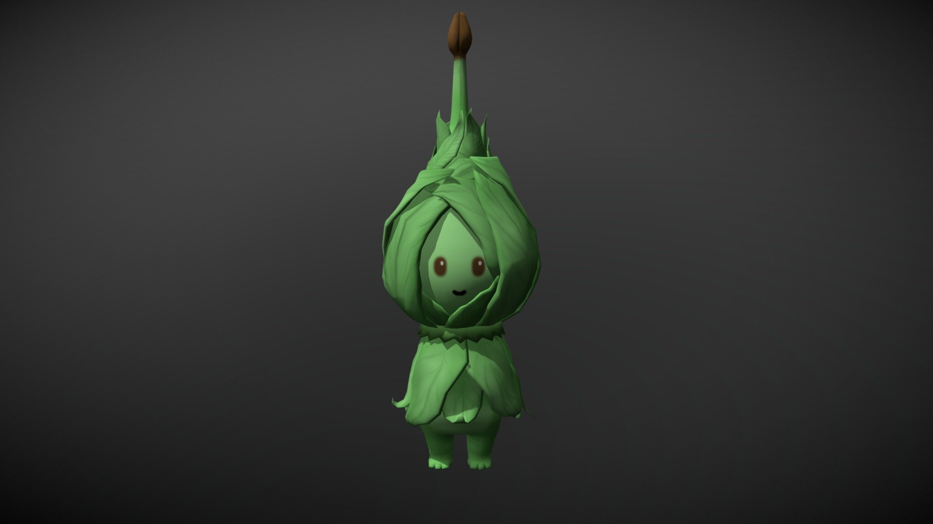 Leaf Fairy Character - 3D model by Azaguini 3d model