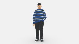 Fat Boy 0204 kids, boy, people, child, fat, miniature, realistic, 3dprint, model