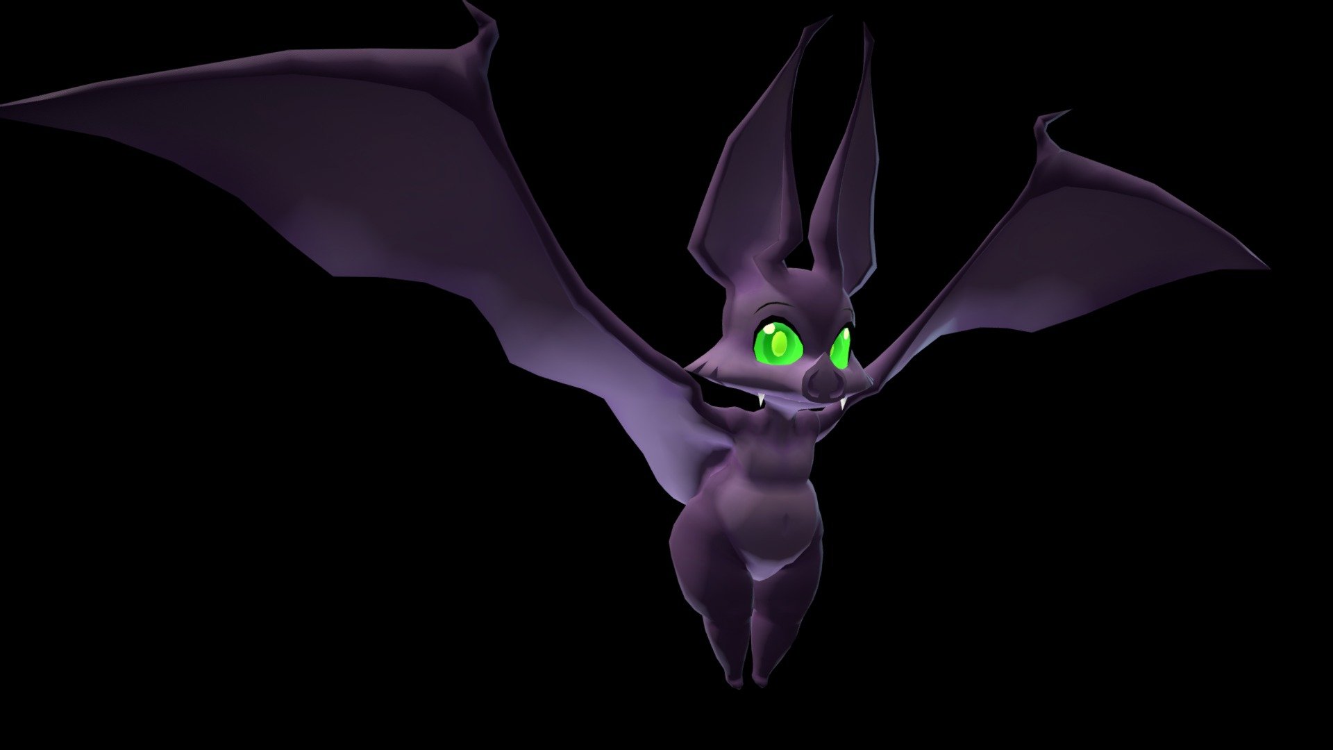 A bat enemy for an RPG in development 3d model