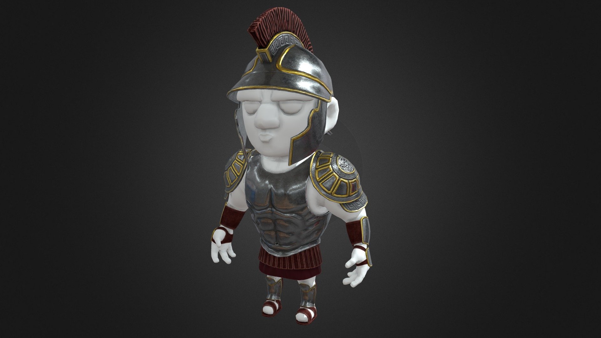 Adding to my collection of armour I have now created the Greek Hoplite Set 3d model