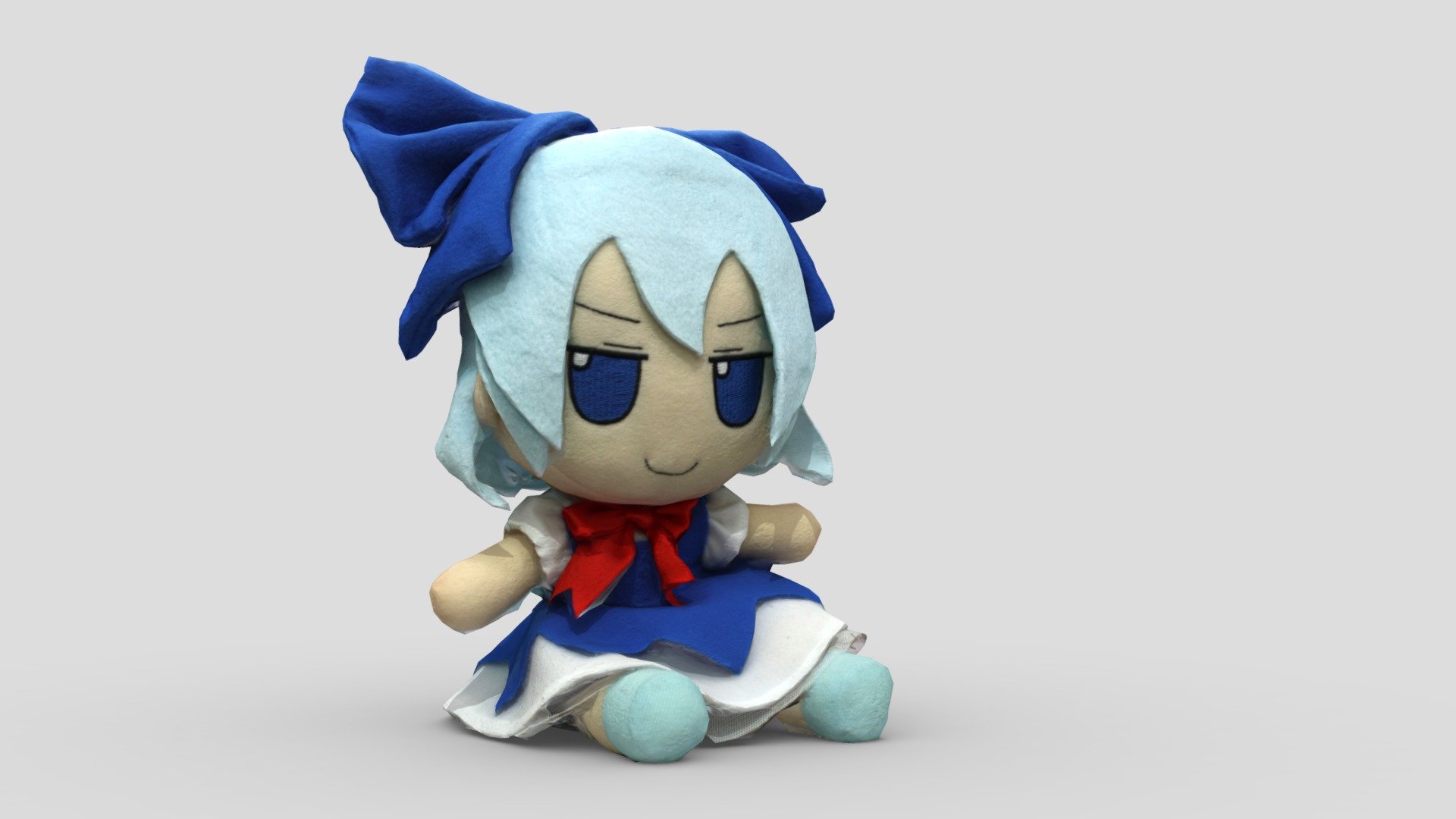 A scan of a certain really meme-y touhou plush doll, made free for meme use, as long as people give credit 3d model