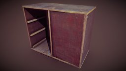 Old Stand [low-poly] prop, photoscan, low