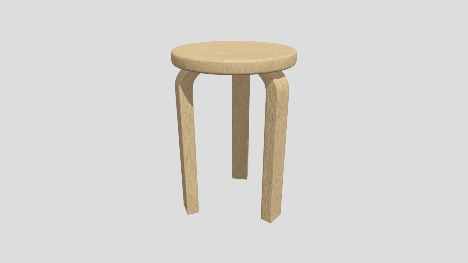 Subdivision Level: 0

Can subdivide upon request.

Non-Mirrored.

Textures: 2048 x 2048 and 1024 x 1024, Two colors on texture: Wooden Yellow and Dark Grey.

Materials: 2 - Stool, Screw.

Formats: .stl .obj .fbx .dae .x3d

Origin located on bottom-center 

Polygons: 4032

Vertices: 2090

I hope you enjoy the model! - Stool 3 Legs - Buy Royalty Free 3D model by Ed+ (@EDplus) 3d model