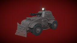 Grot BTR wheels, orc, btr, tank, grot, vehicle