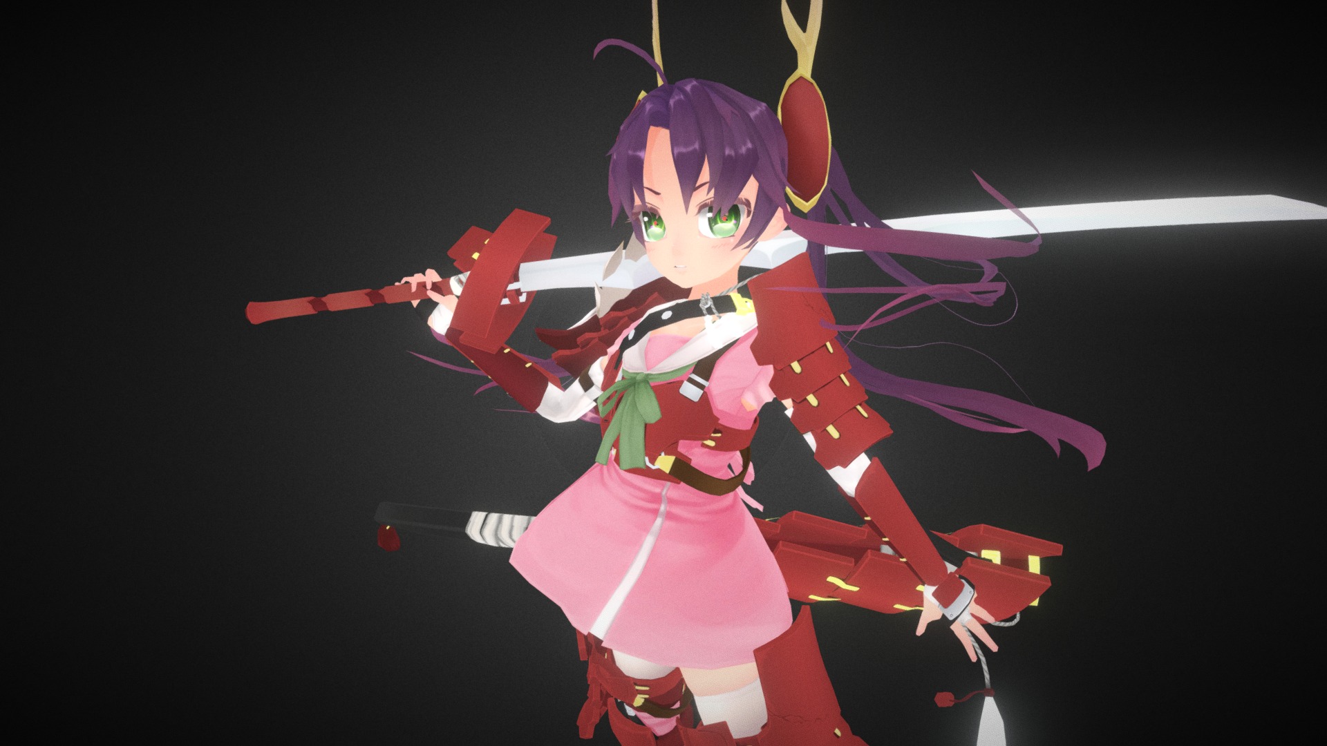 SamuraiGirl - 3D model by chinchungtw2000 3d model