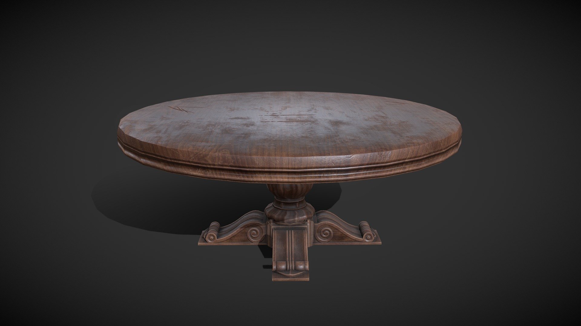 Old Round Vintage Table / Antique Table

4096x4096 PNG texture

Triangles: 1.5k
Vertices: 912 - Old Round Vintage Table low poly - Buy Royalty Free 3D model by Karolina Renkiewicz (@KarolinaRenkiewicz) 3d model