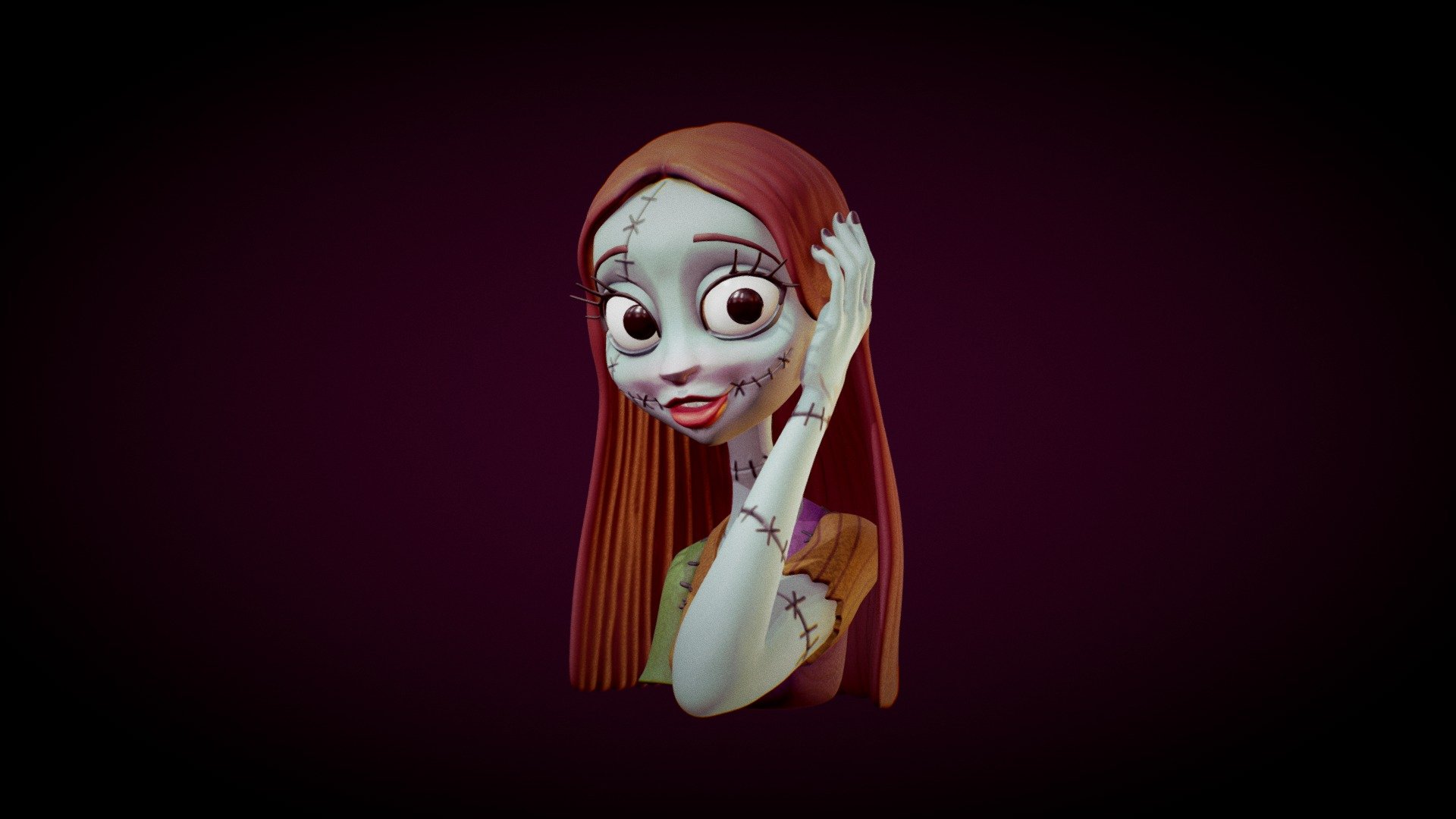 Sally from Tim Burton's The Nightmare Before Christmas 3d model