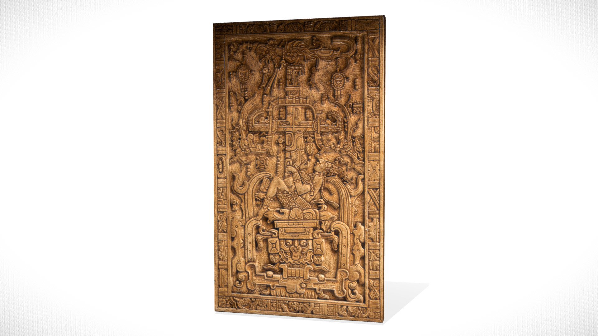 (Updated 9/19/2021)

Tombstone of the sarcophagus K'inich Janaab' Pakal ( Mayan Culture)

Lápida del sarcófago de K'inich Janaab' Pakal.

www.luciddreamsvisuals.com.ar - K'inich Janaab' Pakal - Astronauta de pakal - Buy Royalty Free 3D model by Lucid Dreams (@lucid_dreams_visuals) 3d model