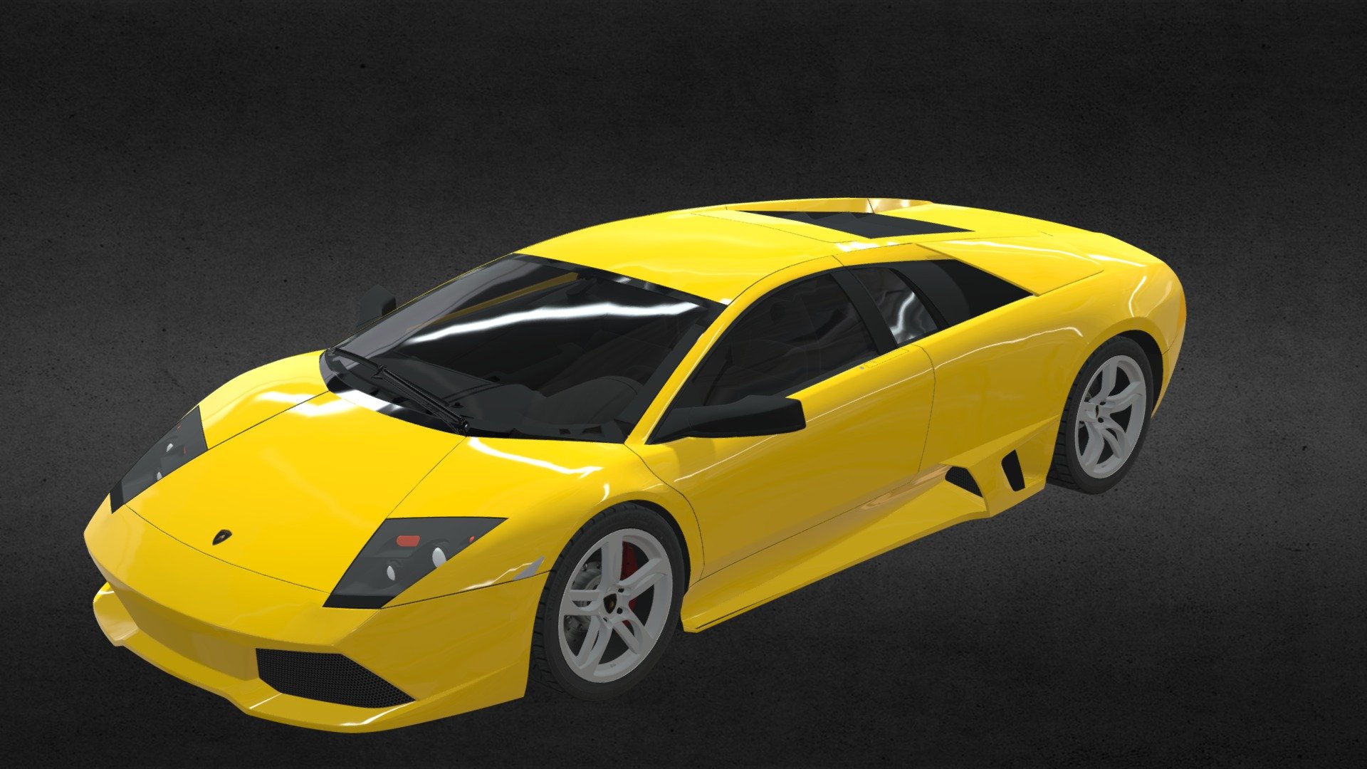 The 2007 Lamborghini Murcielago comes as an all-new, all-powerful 2-door LP640 coupe and matching roadster. &hellip; The 2007 Murcielago hits 640-hp (up 60-hp from 2006) with its 6.5-liter, V12 engine and 6-speed manual transmission. An E-gear clutchless paddle shifter transmission is optional 3d model