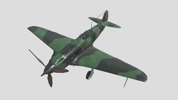 Soviet Yak-9 Fighter world, d, fighter, soviet, 9, a, yak, yak-9