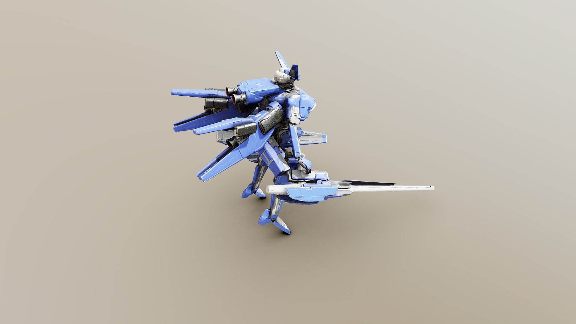 Prototype [OMEGA-BLADE] - 3D model by asaito 3d model