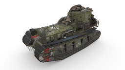 Medium Mark A "Whippet" tank wwi, great, tank, war