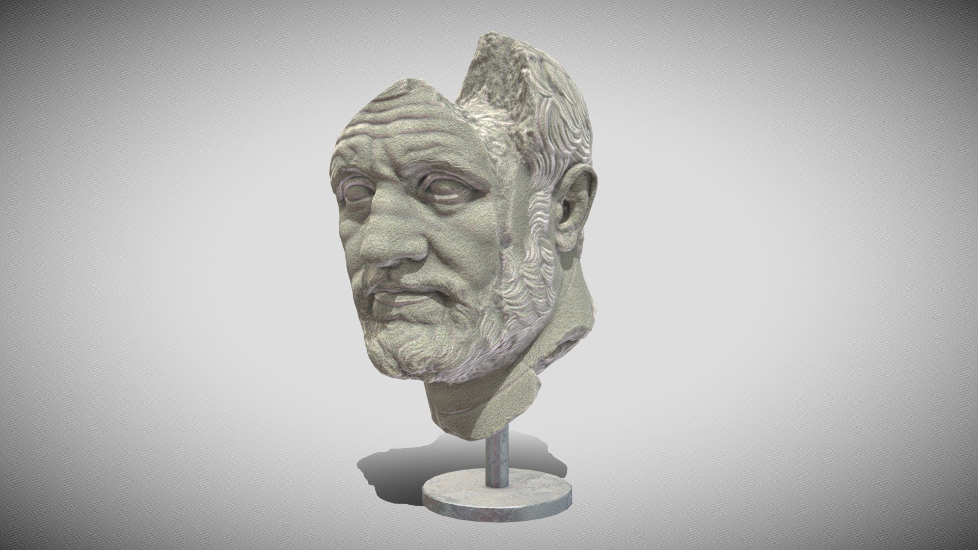 Classic 3D Scan from http://threedscans.com/, very well made. Here is my optimized retopo and remapping - Material 4k + Support - Specular Glossiness Workflow - Head - Buy Royalty Free 3D model by Francesco Coldesina (@topfrank2013) 3d model