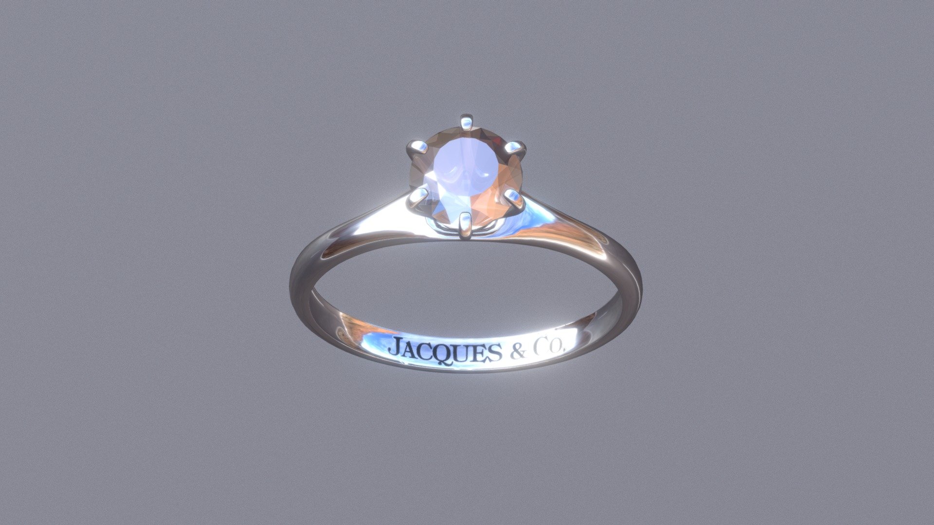 2018.04.22 Classic Tiffany Diamond Ring /
Original design credits to Tiffany &amp; Co. /
Starting from this simple model, I'm going to make some more awesome jewelry lol /
link: https://skfb.ly/6yvTN - Classic Tiffany Six-Prong Diamond Ring - 3D model by Kugatsu Tsukai 3D Model Hub (@KugatsuT) 3d model