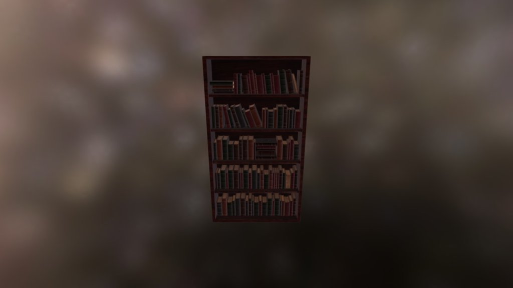 This is a Bookshelf I made to go in my diorama for the Ubisoft NXT Showcase - Bookshelf - 3D model by PhinehasIaboni (@phinehasi) 3d model