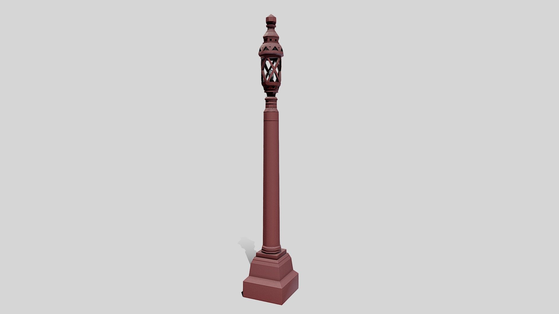 An ornate street lamp found decorating the India Gate Canopy, New Delhi, India.

The textures have been created in Substance Painter and Designer specifcally for this model to give it a high quality, realistic look 3d model