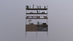 bookcase furniture, bookcase, furnituredesign, bookcases, blender, house, home, bookcase3d