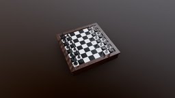 Chess Set white, set, prop, furniture, artist, houdini, chess, black