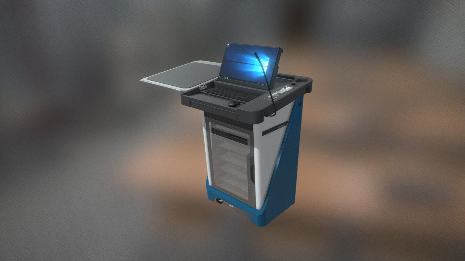 NTUST Lectern - 3D model by Thinkso (@thinksodesign) 3d model