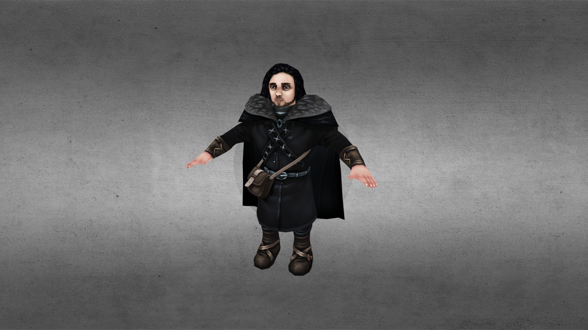 Jon Snow - 3D model by ClaudioTolomei 3d model
