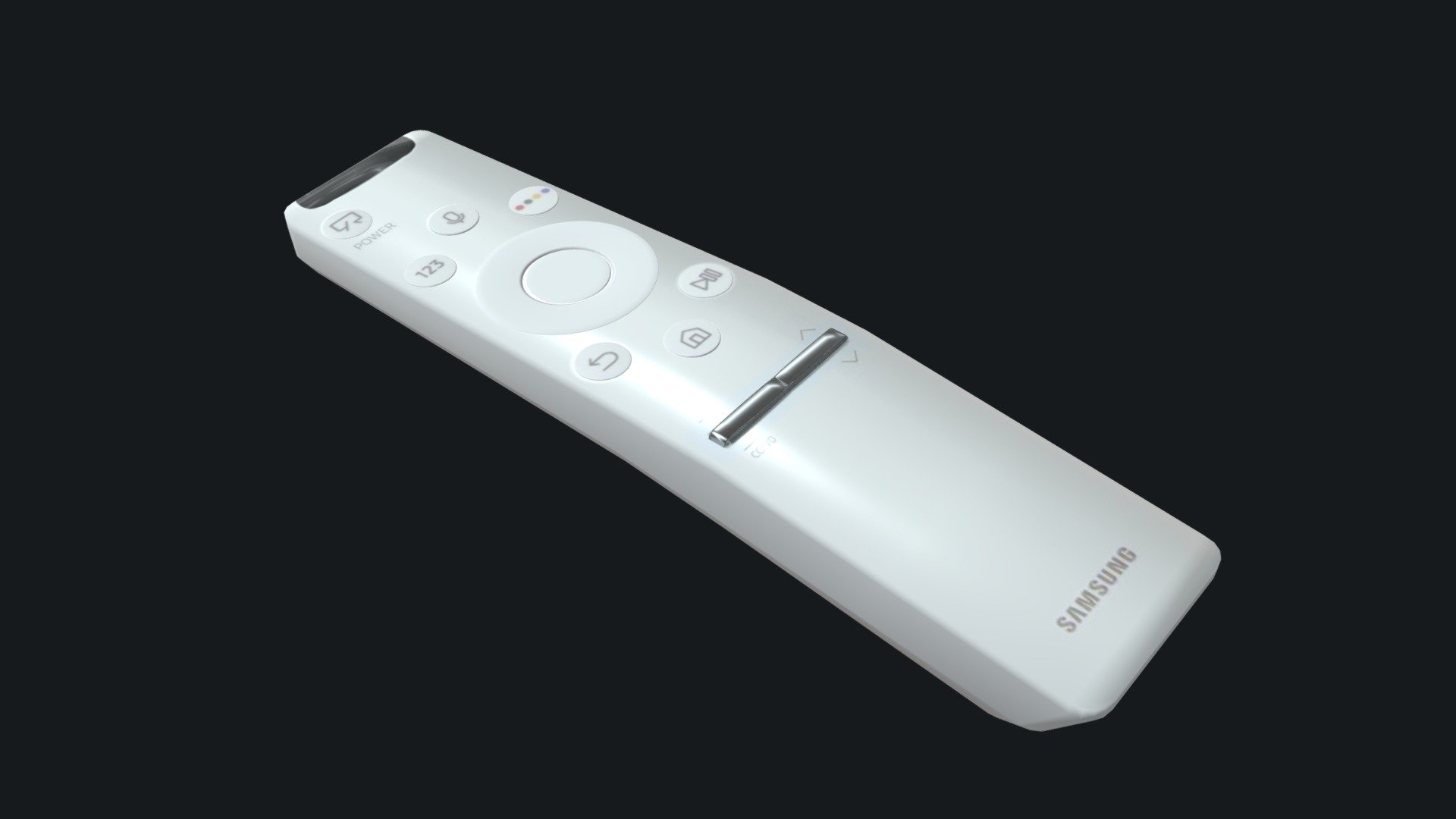 Samsung_Serief_TV_Remote_01 - 3D model by Jackson.Charles 3d model