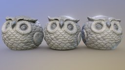 Owl Decor Photogrammetry