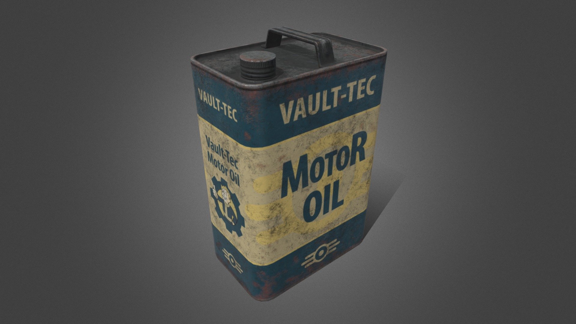 OilCan_Fallout_Old - 3D model by GORV 3d model