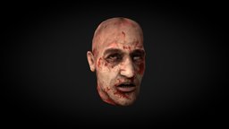 Human Severed Head blood, severed, apocalyptic, death, post-apocalyptic, teeth, headless, bloody, store, cut, brutal, victim, crime, fbx, props, head, spike, trophy, game-ready, prisoner, corpse, brutalism, bald, murder, morbid, cutoff, horrorgame, beheaded, execution, chopped, suvenir, restricted, behead, asset, 3dsmax, lowpoly, gameasset, war, horror, "zombie", "sadistic", "morbidly"