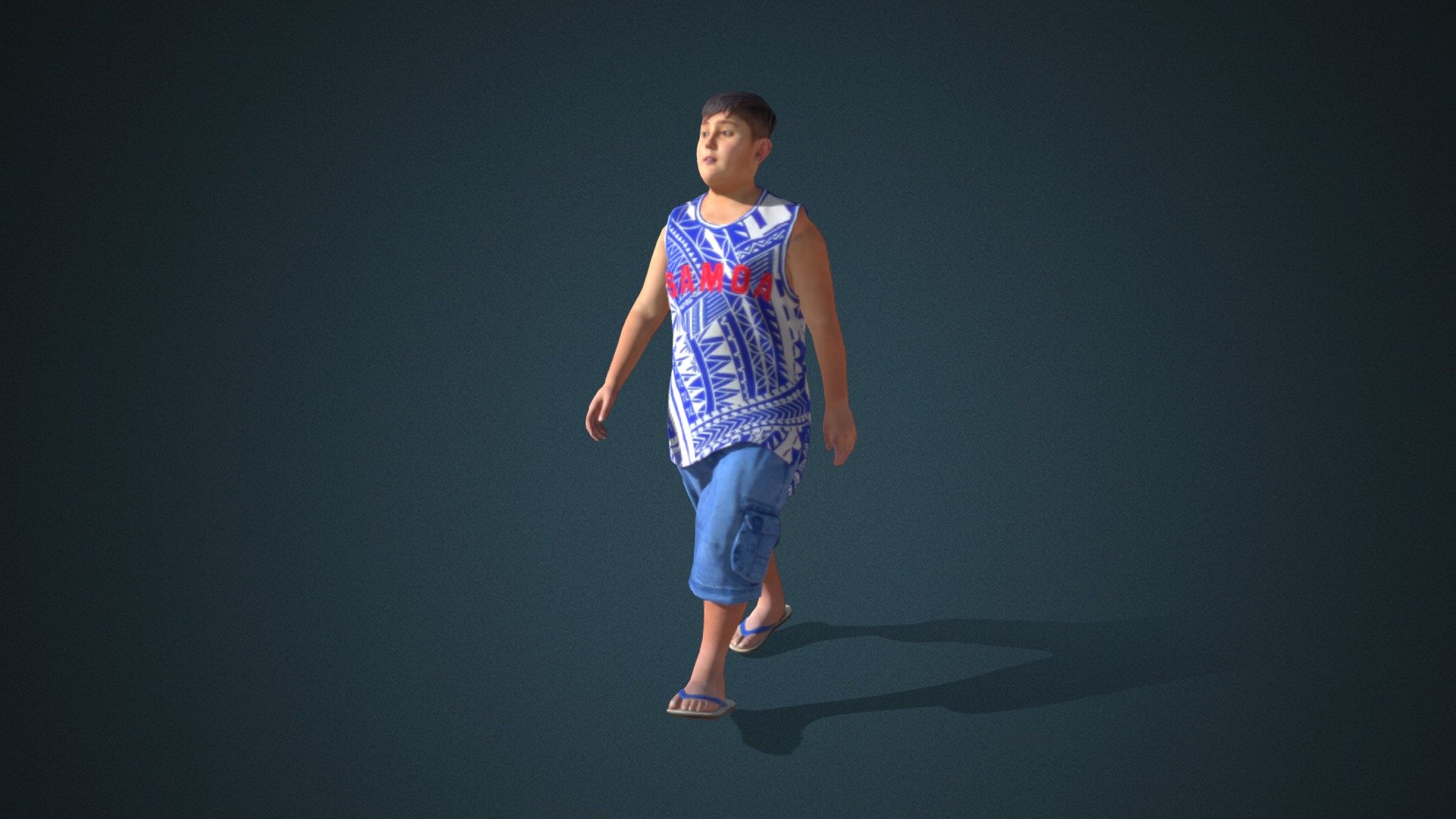 Do you like this model?  Free Download more models, motions and auto rigging tool AccuRIG (Value: $150+) on ActorCore
 

This model includes 2 mocap animations: Modern_M_Idle-Think,Male_walk. Get more free motions

Design for high-performance crowd animation.

Buy full pack and Save 20%+: Teens Vol.2


SPECIFICATIONS

✔ Geometry : 7K~10K Quads, one mesh

✔ Material : One material with changeable colors.

✔ Texture Resolution : 4K

✔ Shader : PBR, Diffuse, Normal, Roughness, Metallic, Opacity

✔ Rigged : Facial and Body (shoulders, fingers, toes, eyeballs, jaw)

✔ Blendshape : 122 for facial expressions and lipsync

✔ Compatible with iClone AccuLips, Facial ExPlus, and traditional lip-sync.


About Reallusion ActorCore

ActorCore offers the highest quality 3D asset libraries for mocap motions and animated 3D humans for crowd rendering 3d model