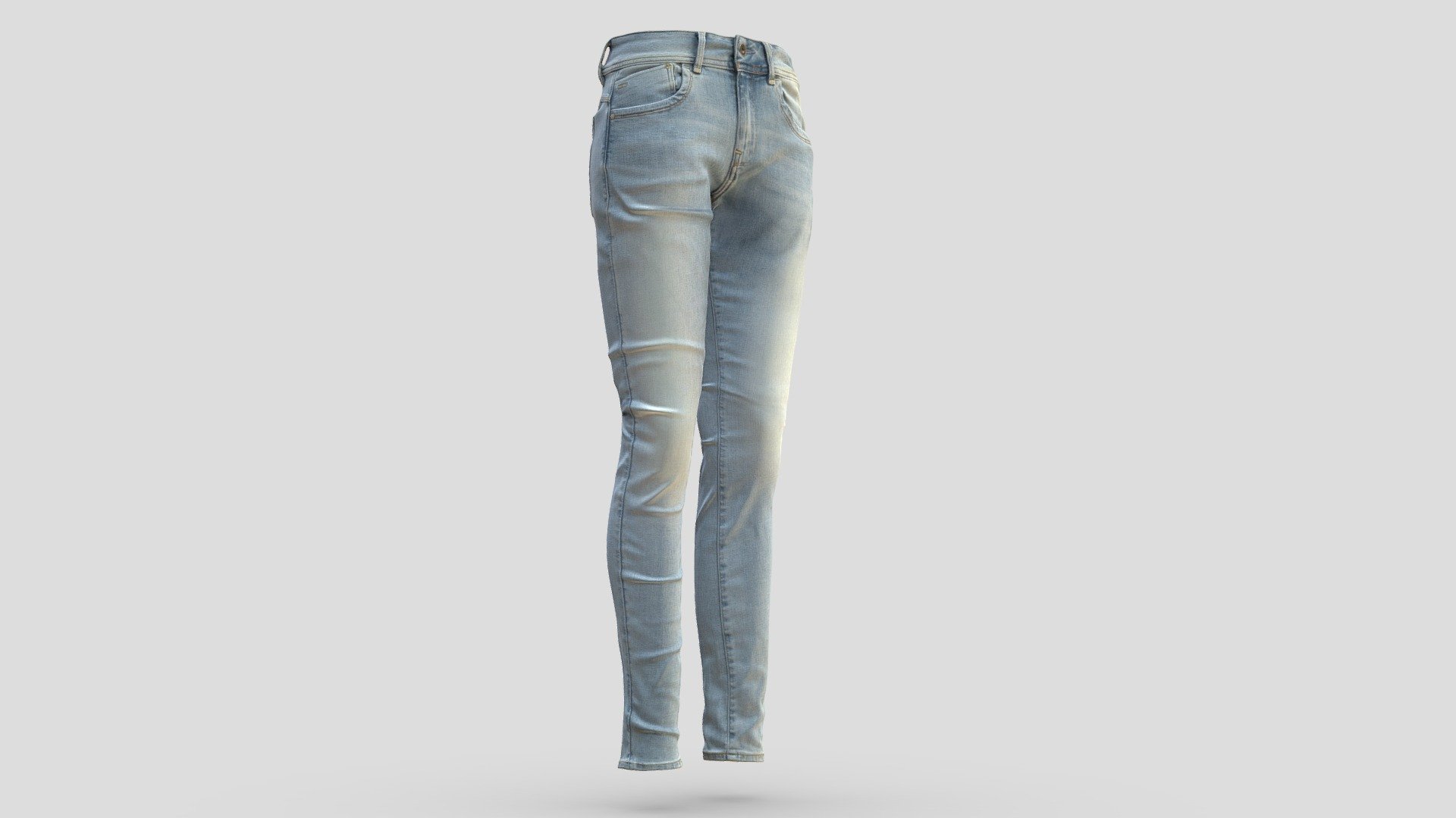 3D scan of a pair of jeans - SF_Jeans - 3D model by Th3rd B.V. (@th3rdbv) 3d model
