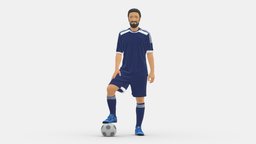 Soccer player 0046 style, football, people, soccer, miniatures, realistic, character, 3dprint, model, man, male, sport