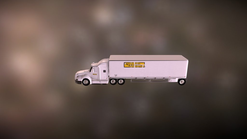 A cargo truck made for my warehouse package in Unity 3d model