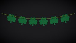 Clover_Hanging_Banner green, clover, day, holiday, irish, banner, clovers, stpatricks, stpattysday