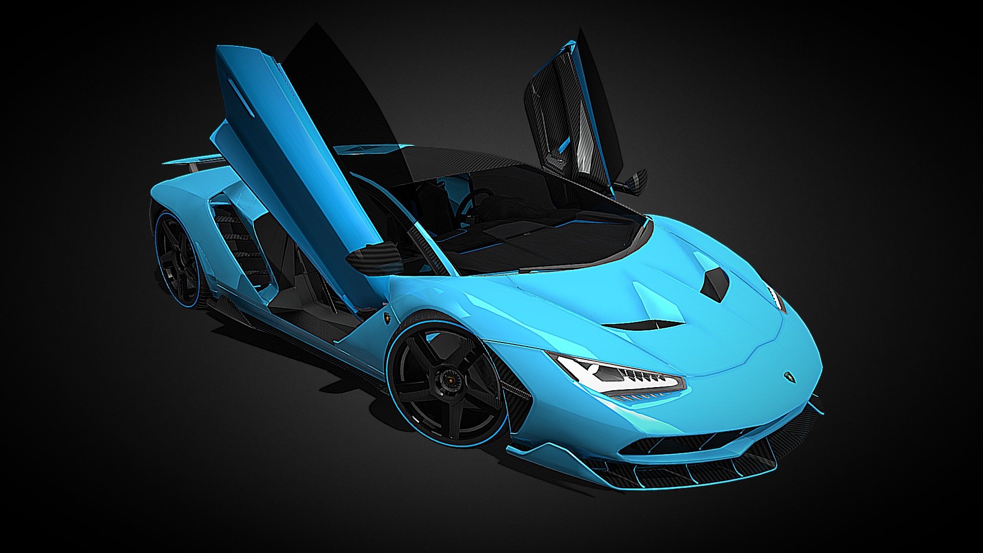 “THIS WAS THE MOMENT I FINALLY DECIDED TO CREATE A PERFECT CAR” 

Ferrucio Lamborghini 

Here is the Lamborghini Centenario, one of the most powerful Lamborghini ever built. It was entirely made of carbon fiber worked by hand, in addition it has a 6.5L V12 of 770 horsepower.

It was present at the Geneva Motor Show in 2017, limited to 40 copies, (no need to run, they have already been sold for a very long time) prices start from 3 million dollars …

Blender 2.9 +ANIMATION and TEXTURES 4K + SOUND - Free dowload ; )

NEW VERSION : https://sketchfab.com/3d-models/lamborghini-centenario-roadster-sdc-938d3e3642cf4ea895c62c2a4bf6fc08

NB : the interior may be different from the “real” Centenario. To change the color of the interior you just need to change the color of the textures.

Do not hesitate to subscribe! For more models, click here: (all is free!) :

https://sketchfab.com/3Duae - Lamborghini Centenario LP-770 Baby Blue SDC - Download Free 3D model by SDC PERFORMANCE™️ (@3Duae) 3d model