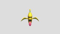 Banana_Devil pet, banana, game-ready, game-asset, low-poly-model, low-poly, 3dmodel