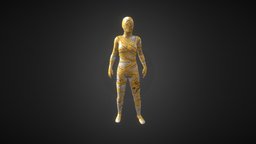 Pubg Mobile Yellow Mummy Outfit  4K Textured